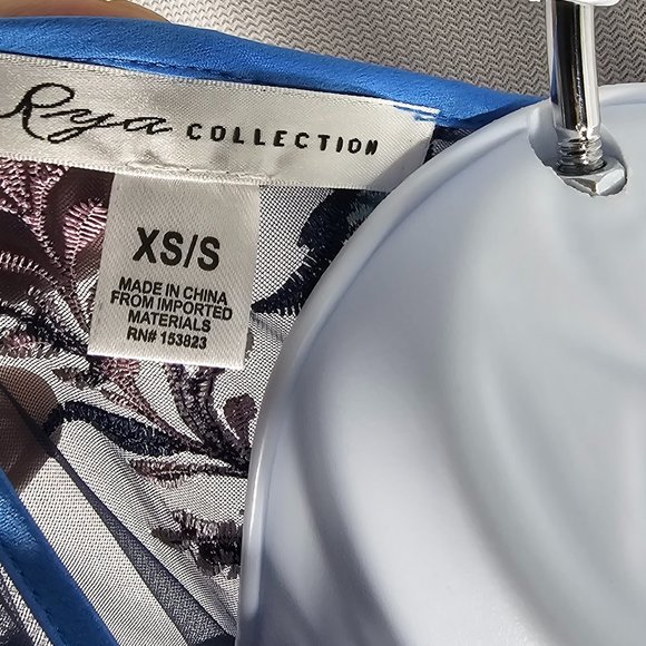 Shannon Cover Up from Rya all over embroidered netting XS/S M/L Vibrant Blue NWT - Picture 9 of 9